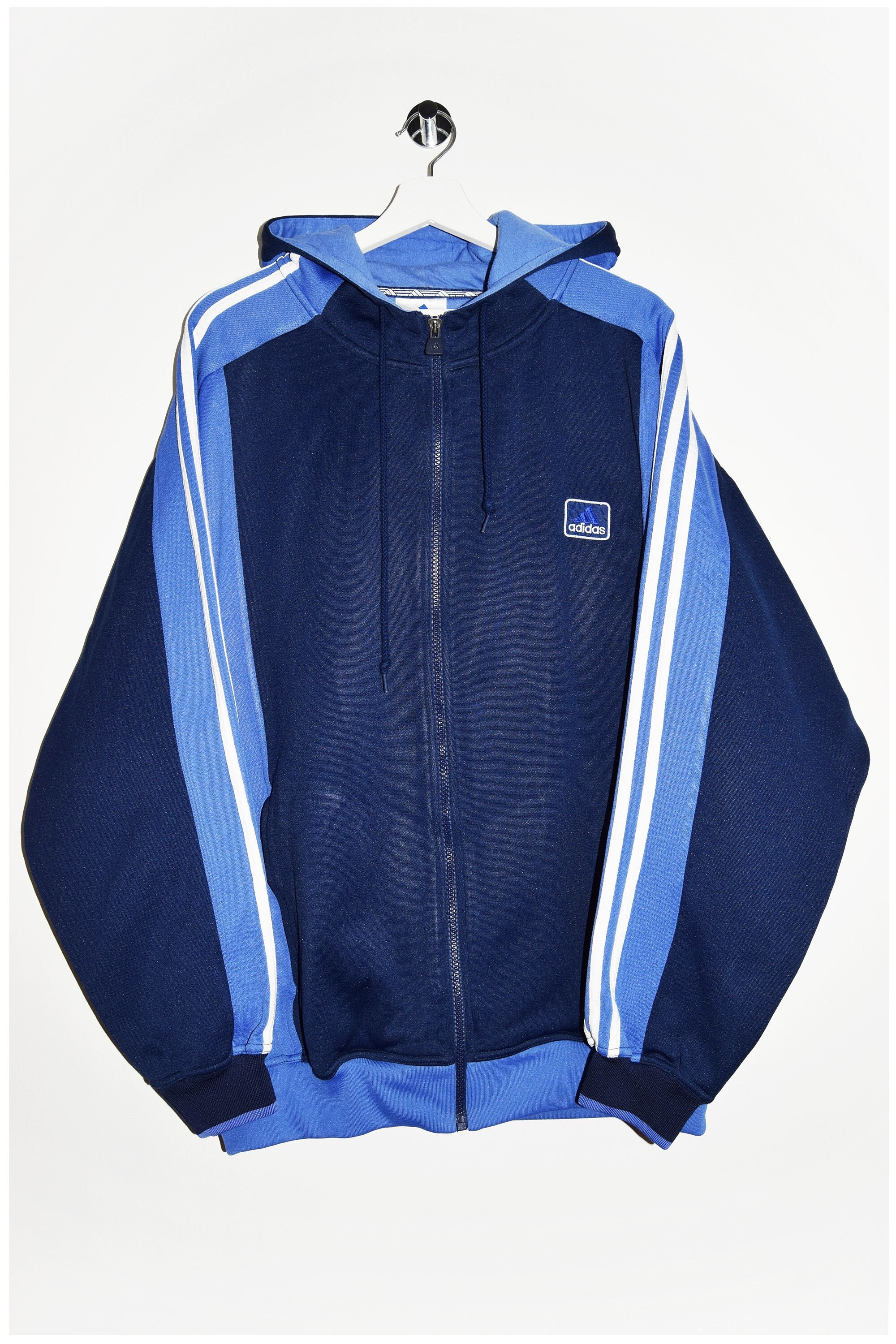 トップス 90s archive adidas zip up hoodie y2k tec Adidas 90s streetwear vintage zip hoodie size M | eBay