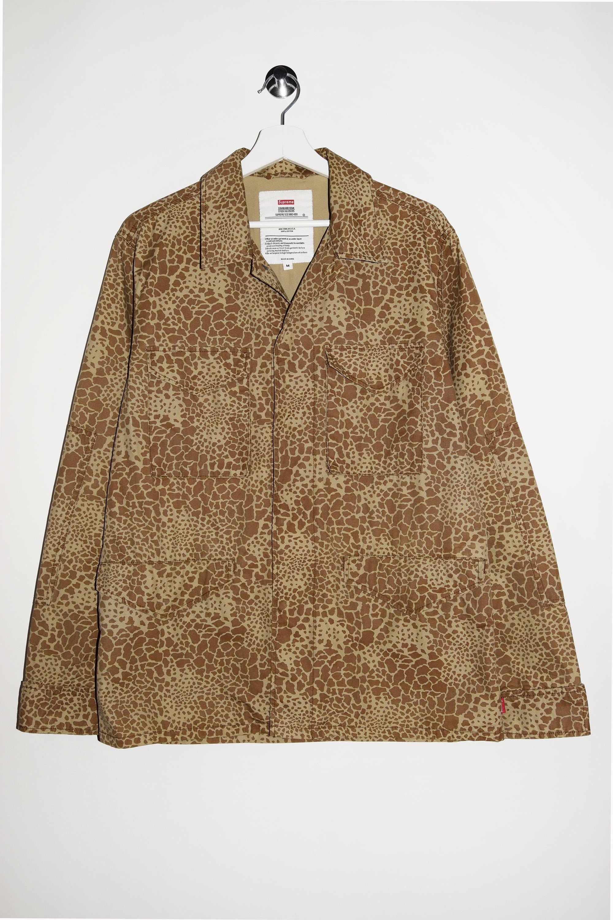 Supreme Jacket - Giraffe Camo Field Jacket, Beige