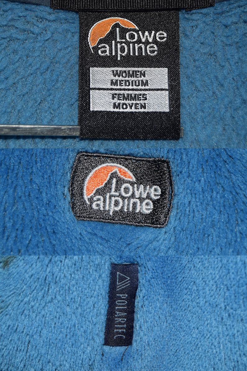 Lowe Alpine Full Zip Fleece in Blue - Etsy