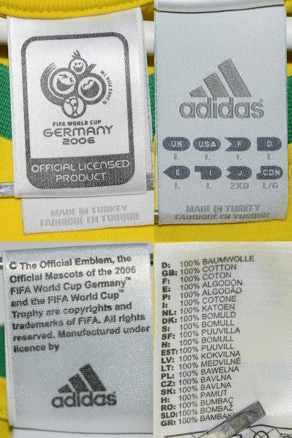 Adidas Fifa World Cup Germany T-shirt - Brazil Football Tee