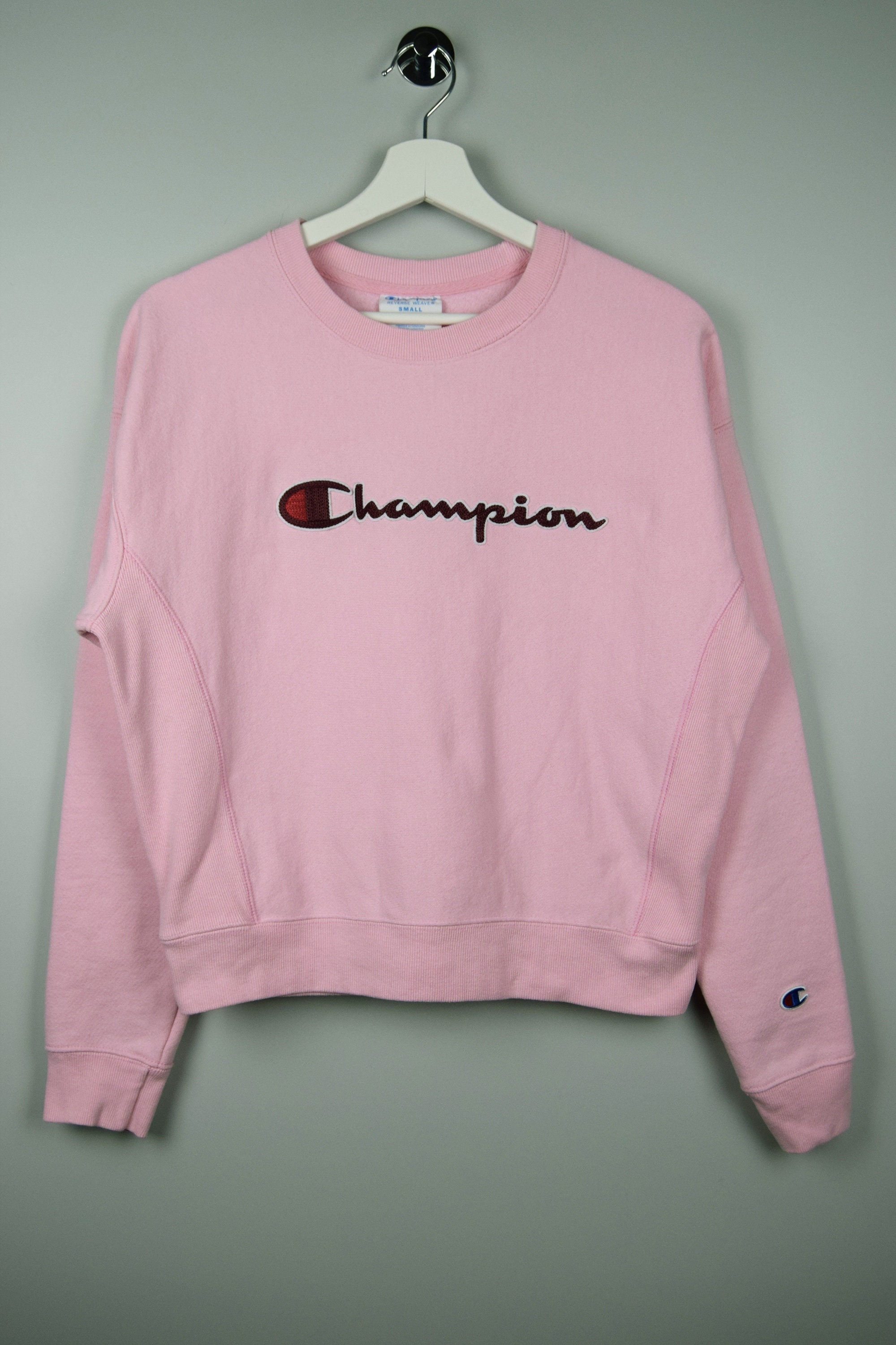 Vintage Champion Reverse Weave Crewneck Sweatshirt Pink Vintage Champion Reverse Weave Crewneck Sweatshirt Pink