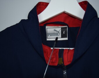 Puma Fleece Track Jacket Vintage Puma Light Track Jacket Full Zip