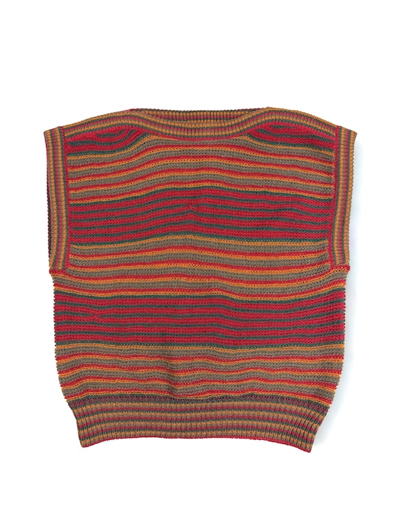 Vintage 90's GISPA Vest, Alpaca Acrylic Wool Blend, Made in Italy Sleeveless Sweater