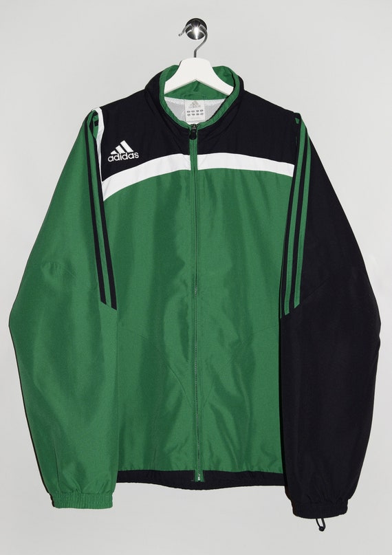 Adidas Track Jacket Tracksuit Full Zip Sport Jacket Green -
