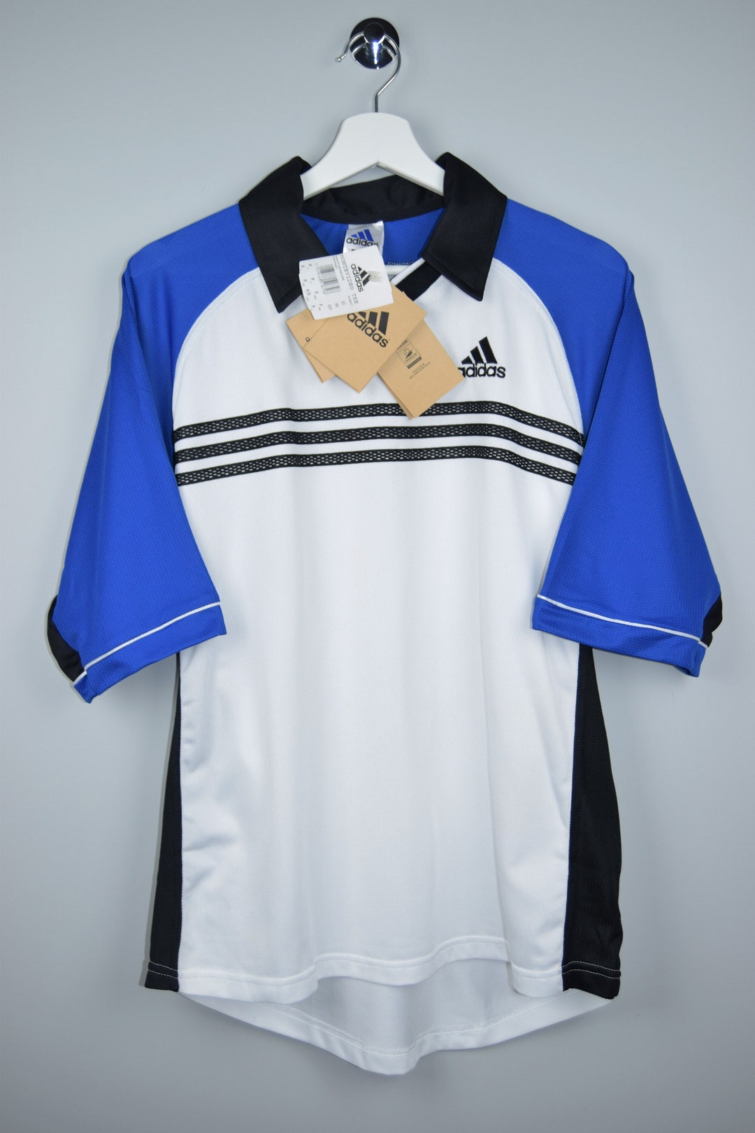 Adidas white deals polo