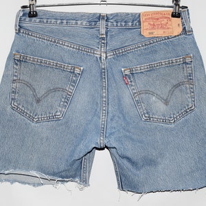 Pantaloncini di jeans rielaborati Levi's 501 vintage