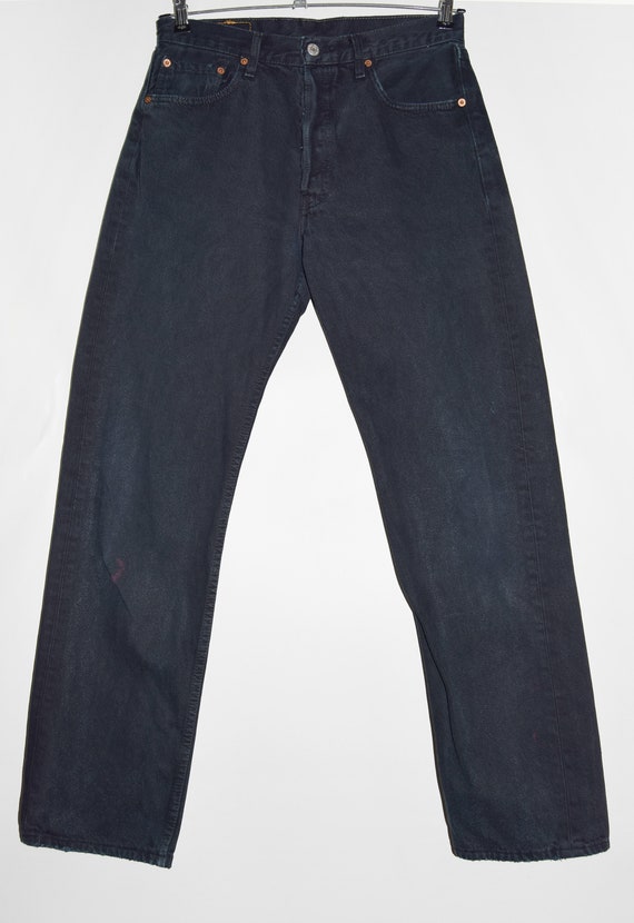 Vintage Levi's 501 Black Denim Jeans - Etsy Canada
