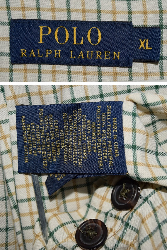 Polo Ralph Lauren Light Jacket Olive Green Retro … - image 10