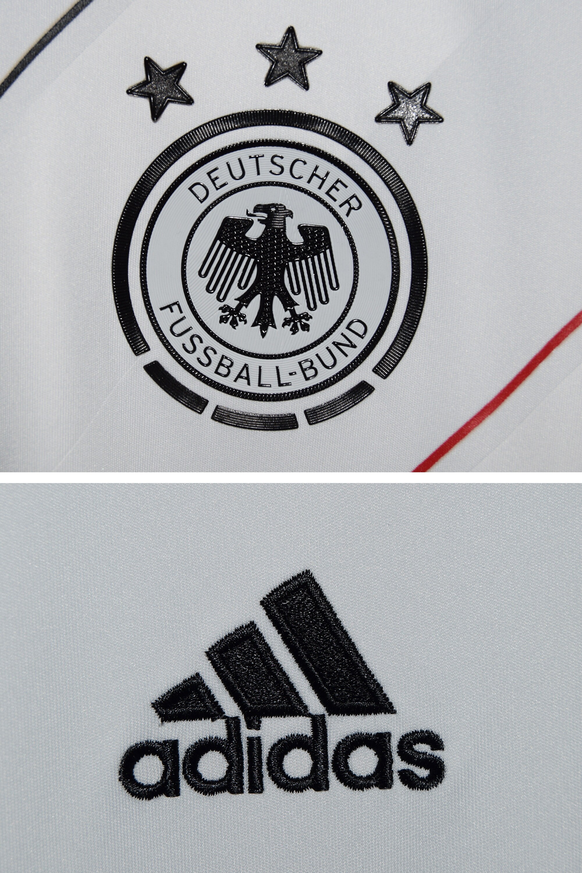 StreetGem Adidas x deutscher Fussball-Bund x Özil 8 Jersey / V-Neck Football T-Shirt / Sportswear / Size Youth XL - Fits Men's S