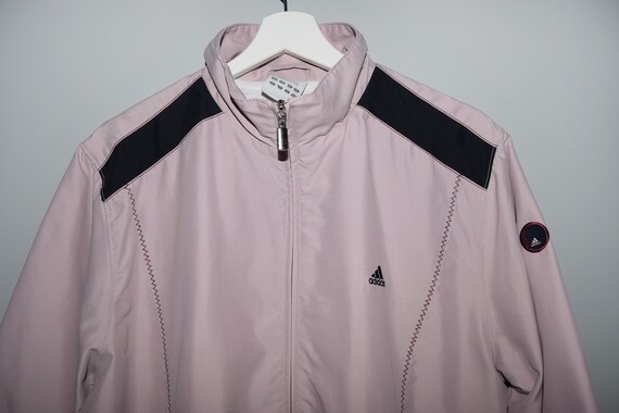 Vintage 00's Adidas Track Top Rose Ash Track Jack… - image 3