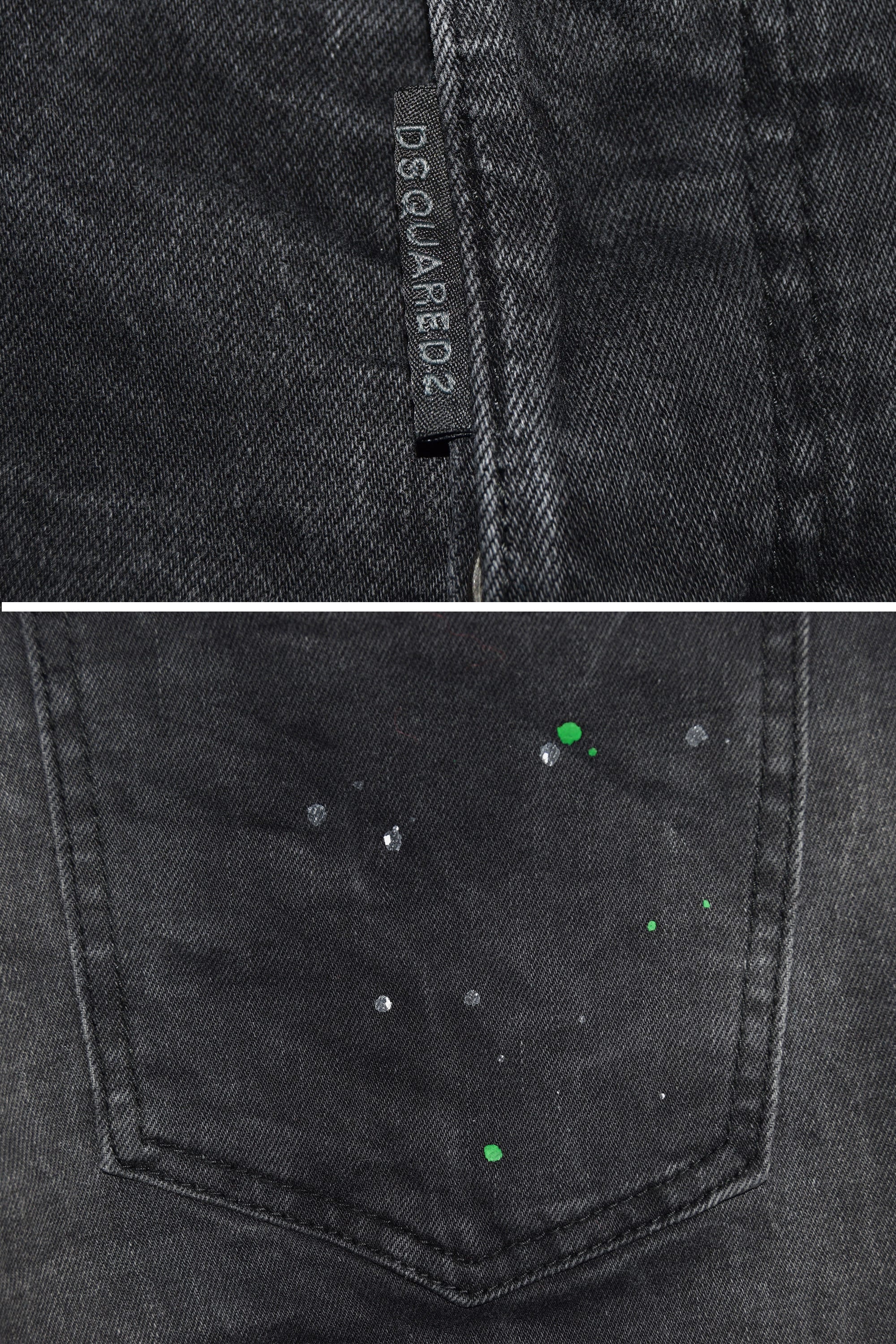 Dsq jeans paint deals
