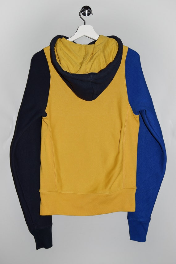 Vintage Champion Reverse Weave Hoodie, Yellow & Navy - Etsy UK