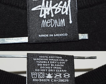 Vintage Stussy International T-shirt - 00s Crown Print, Men's M - Etsy