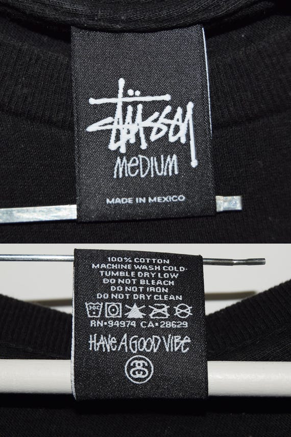 Vintage Stussy International T-shirt - 00s Crown Print, Men's M - Etsy