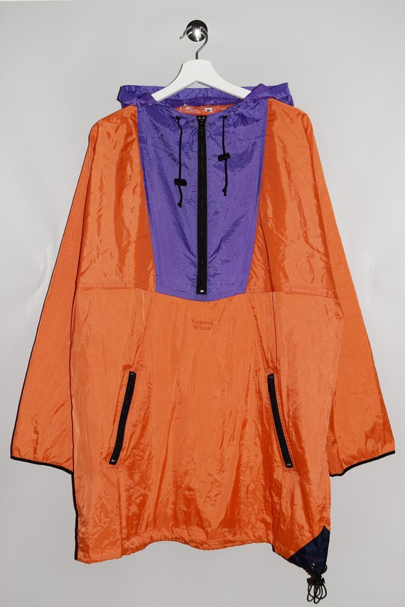 Vintage 90's Norman Wells Raincoat / Vintage 80's Windbreaker - Etsy
