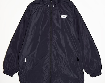 Giacca foderata Nike vintage anni '90 / Abbigliamento sportivo retrò con Swoosh