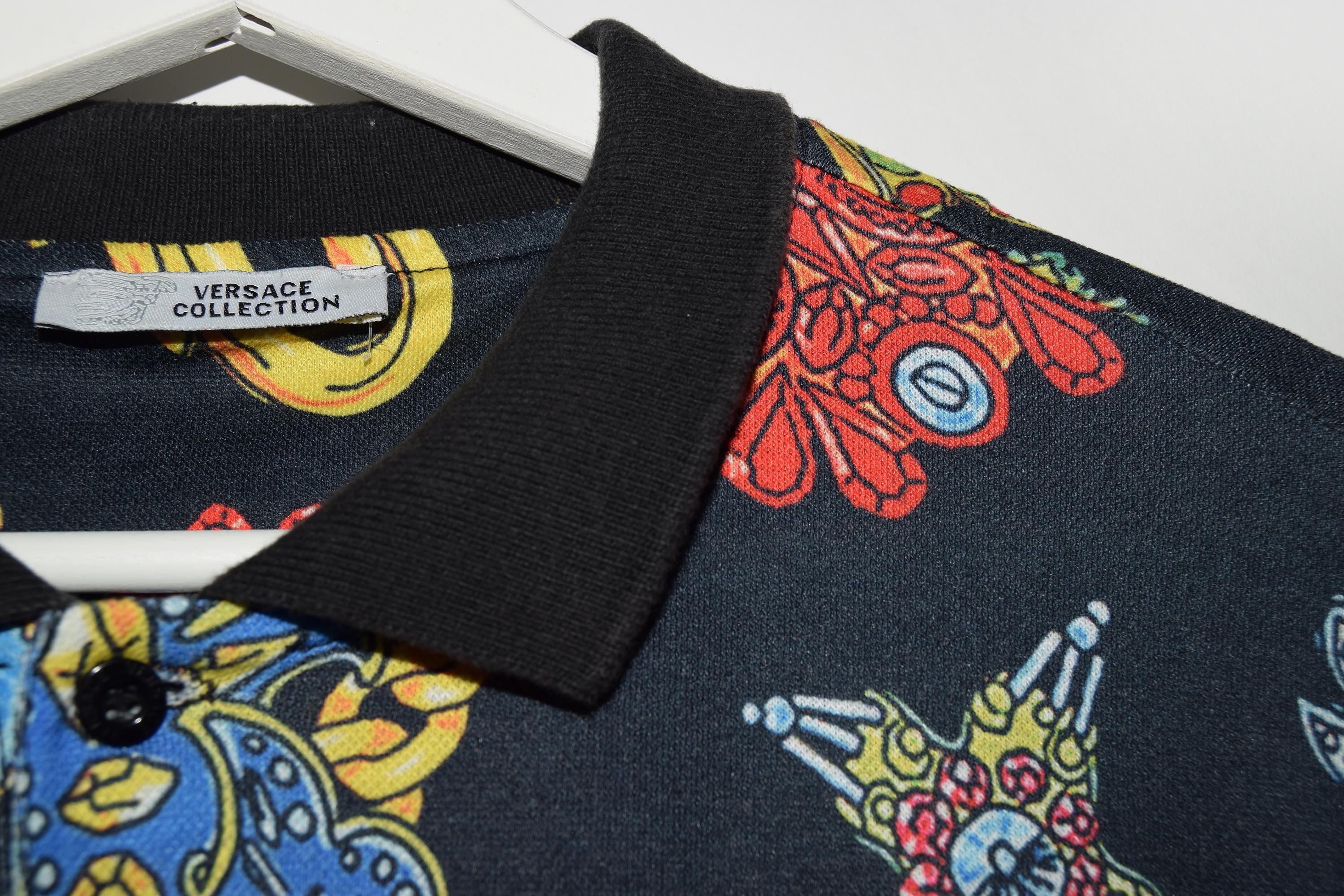 Versace Polo Shirt - Gianni Versace T-shirt Made in Italy