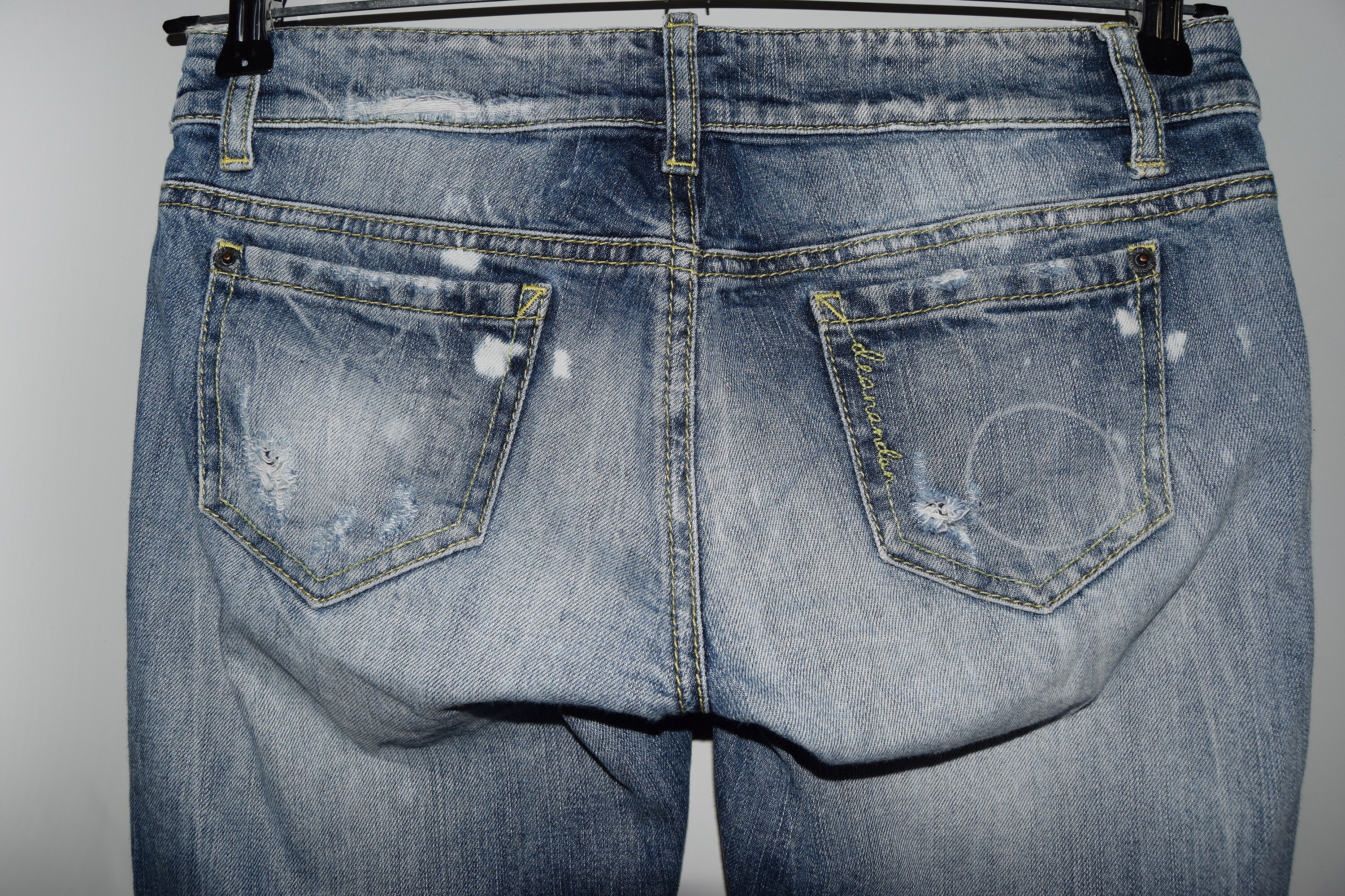 Dsquared2 Paint Splattered Distressed Jeans / Made in Italy - Etsy