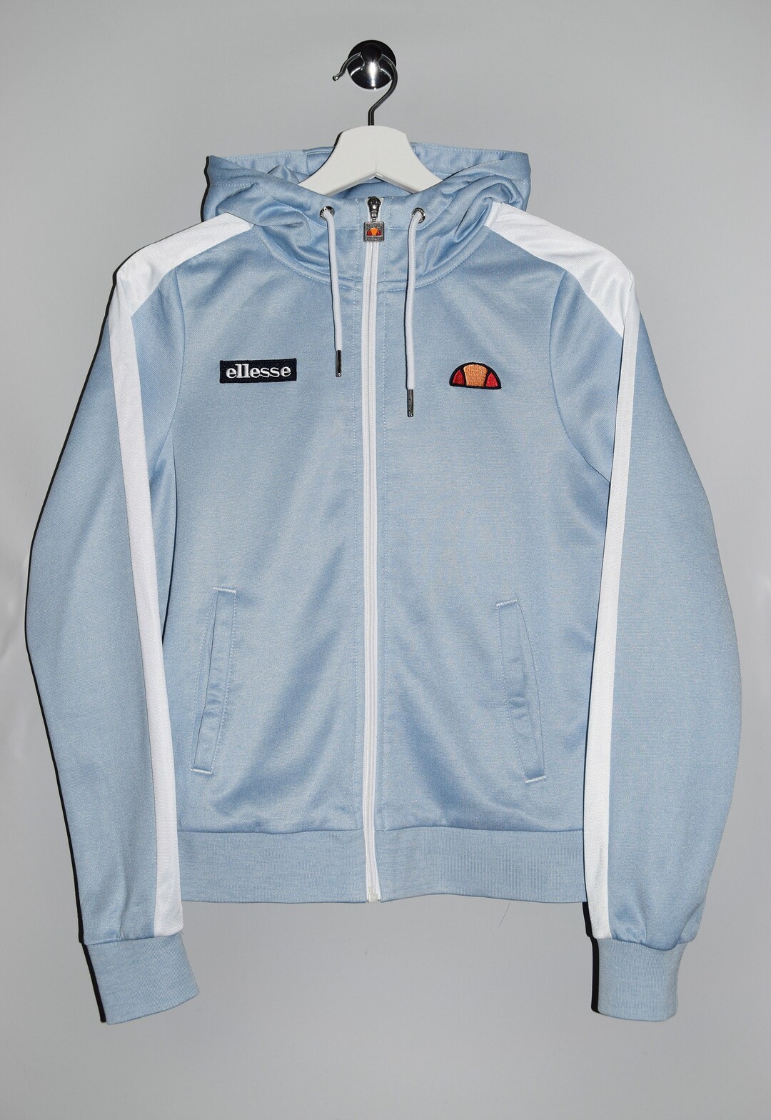 boot middernacht Belichamen Ellesse Hoodie Full Zip Light Blue Hooded Sweatshirt Patch - Etsy