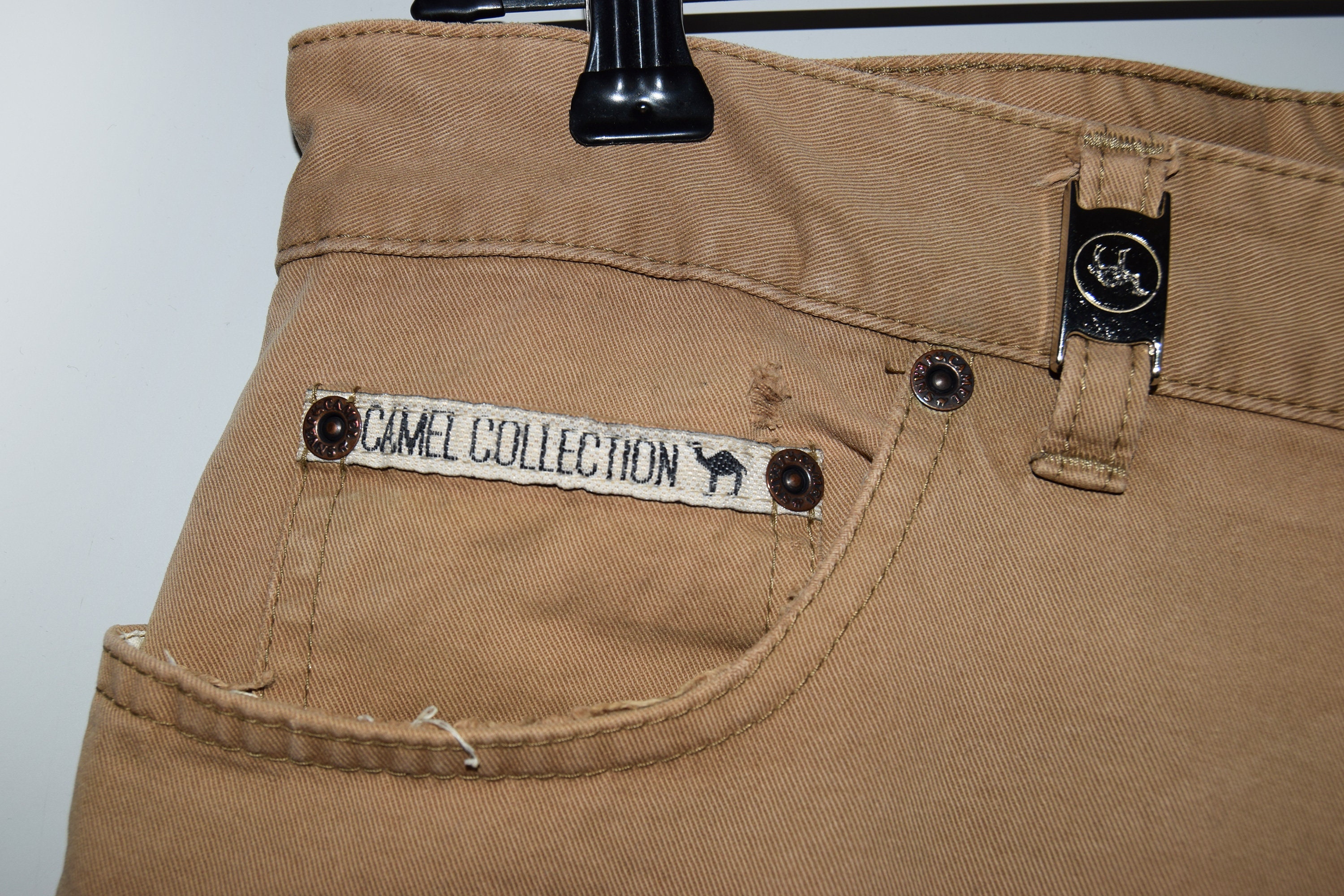 argue BUFFY VINTAGE PANTS DARK CAMEL - メルカリ