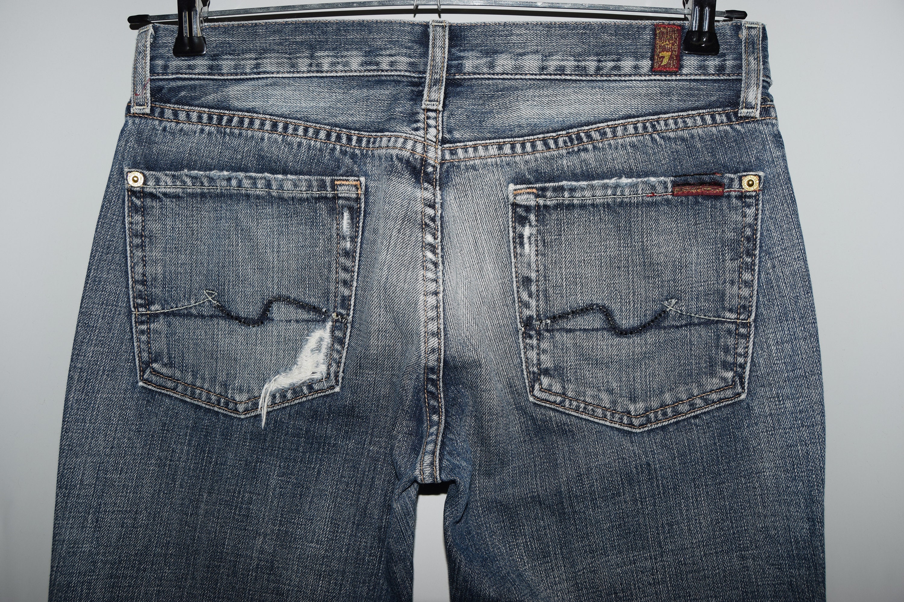 7 For All Mankind ヴィンテージ デニム 27インチ Vintage 7 For All Mankind A-Pocket Denim Blue Jeans Tag 27