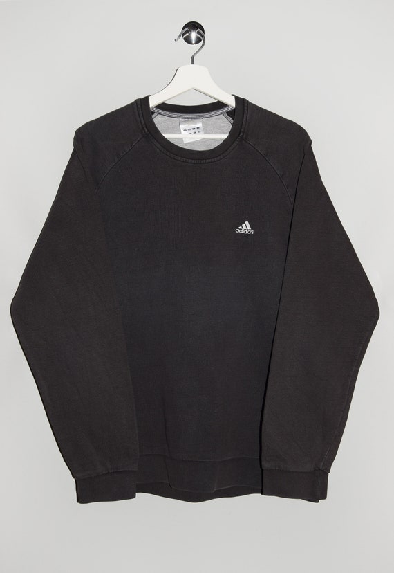adidas men's athletics essential 3 stripe crew sweatshirt