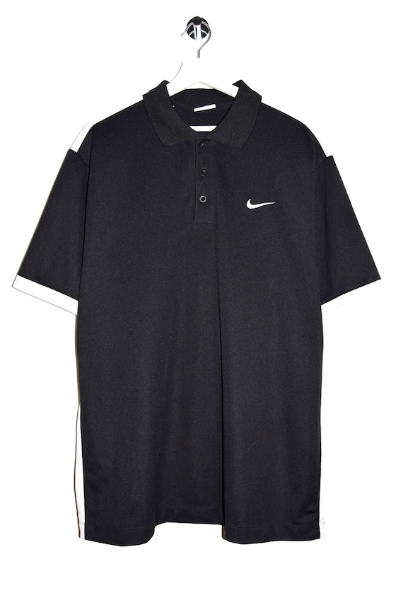 Vintage Nike Golf Polo Shirt Black Tee - Etsy Canada