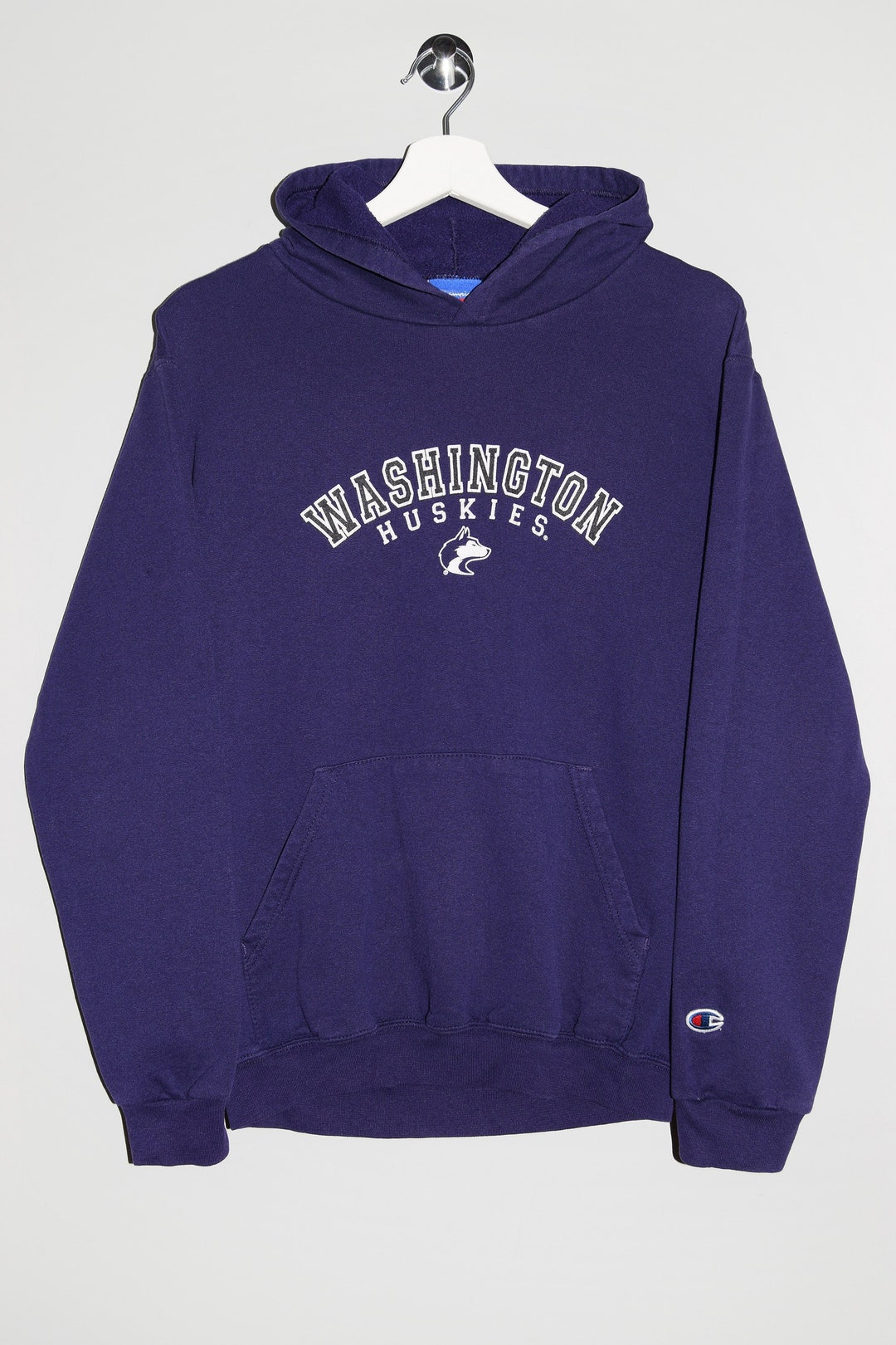 Vintage Champion X Washington Huskies Hoodie Etsy