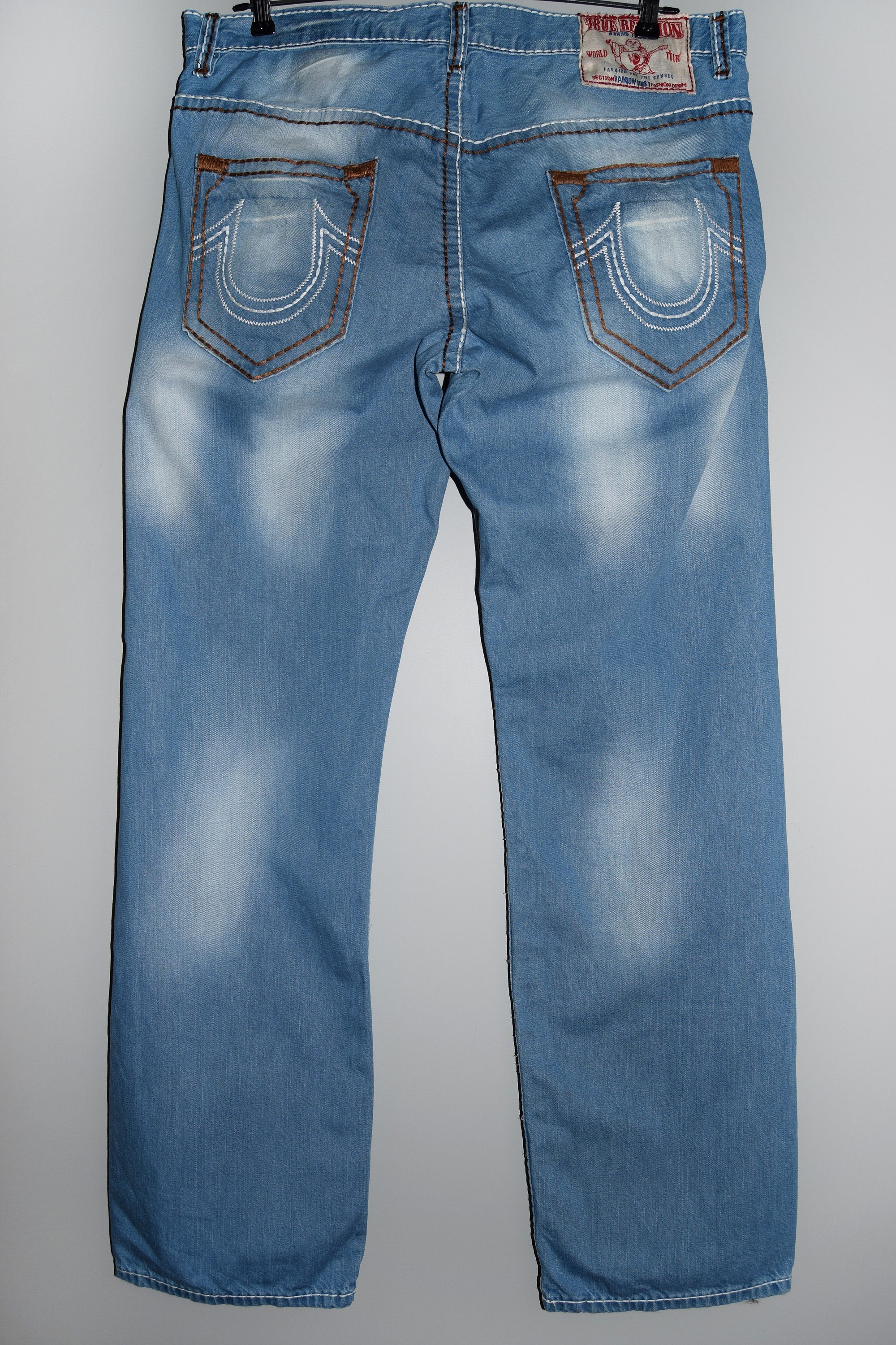 True Religion Made in USA Denim Jeans Section Rainbow Bobby