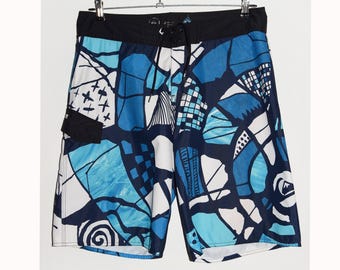 Quiksilver Cypher Boardshorts – Blue Diamond Dobby Surf Tex