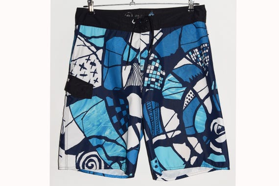 Quiksilver Cypher Boardshorts – Blue Diamond Dobby Surf Tex - Etsy
