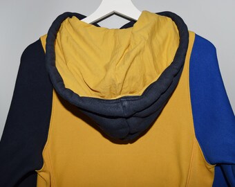Vintage Champion Reverse Weave Hoodie, Yellow & Navy - Etsy UK