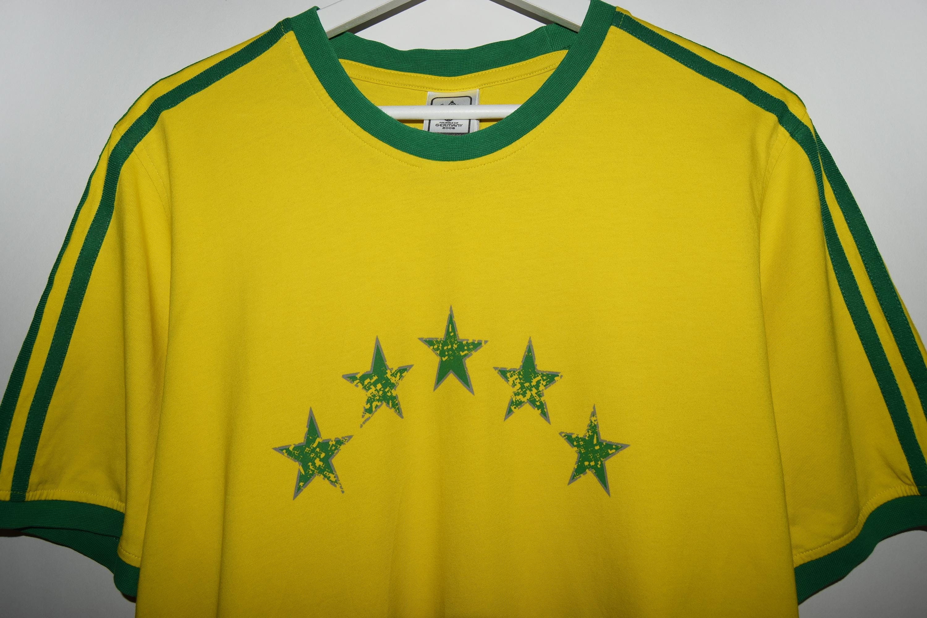 希少❗️アディダス 1974 サッカーブラジル代表 Tシャツ Lサイズ