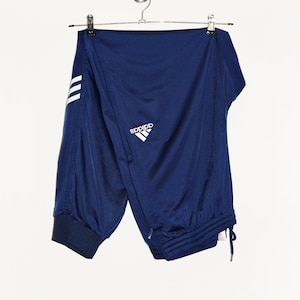Vintage 00&#39;s Adidas Track Pants - Navy Blue Sport Trousers for Retro Streetwear Look & Sportswear Fashion