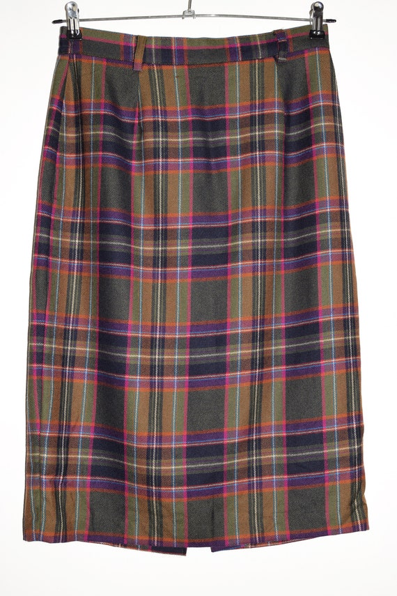 Vintage Late Nineties J.Crew Wool Skirt with Center Pleat Vintage Late Nineties J.Crew Wool Skirt with Center Pleat
