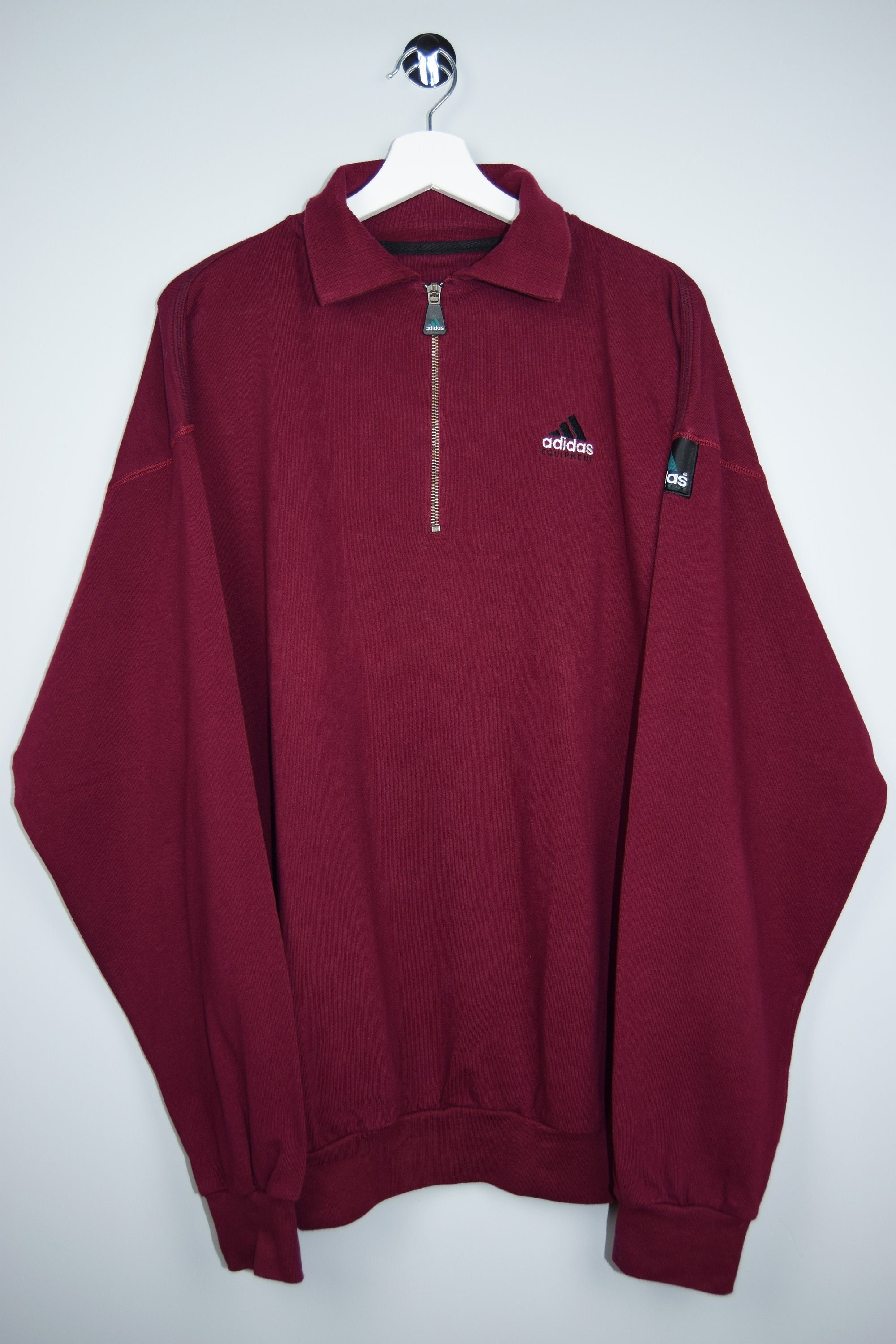 Vintage 90's Adidas Equipment Quarter- Zip Sweatshirt - Etsy Vintage 90's Adidas Equipment Quarter- Zip Sweatshirt - Etsy