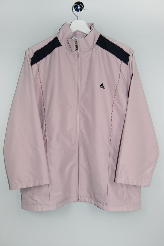 Vintage 00's Adidas Track Top Rose Ash Track Jack… - image 1