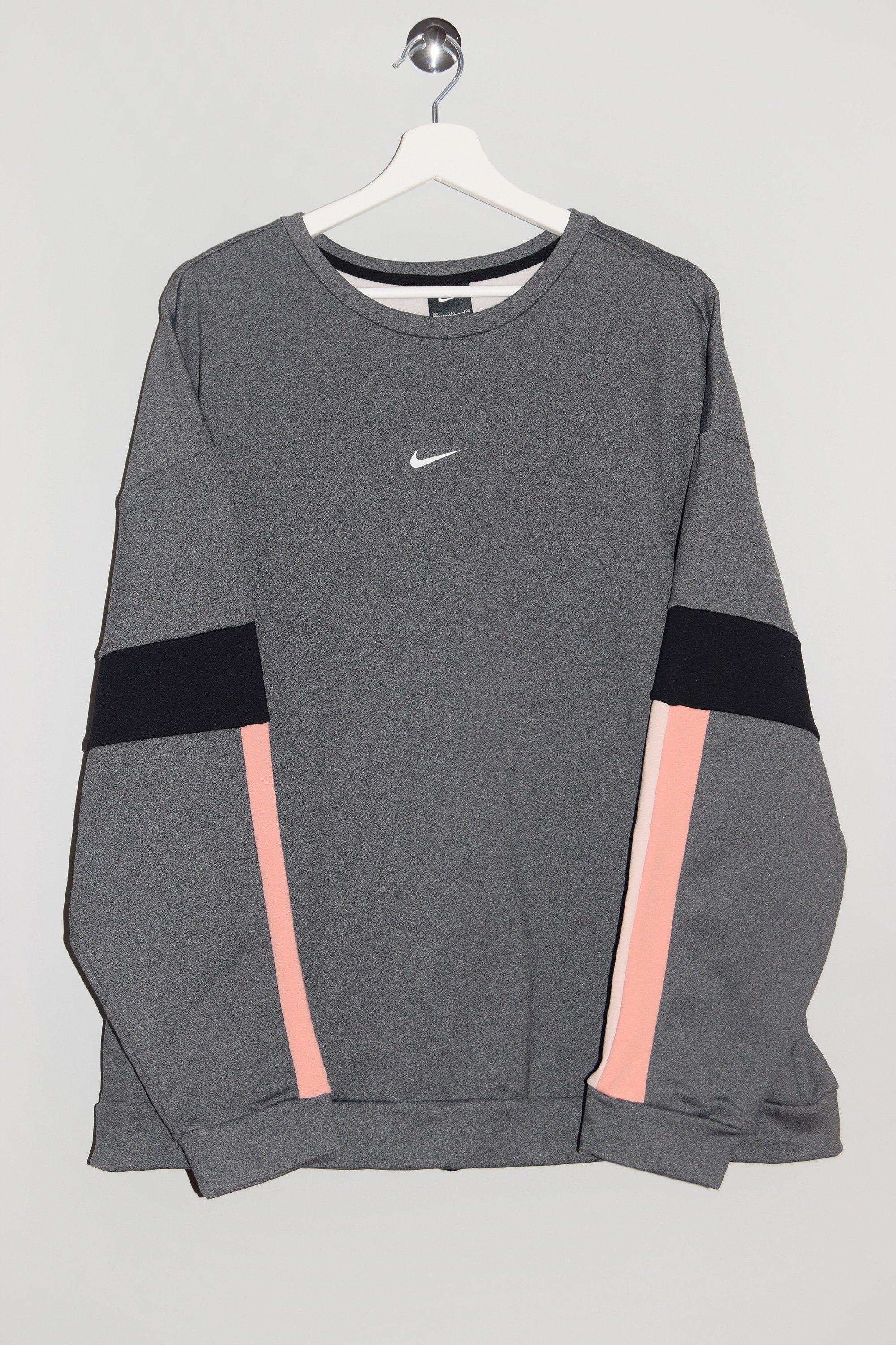 Nike Crewneck Sweatshirt Pullover Centre Swoosh Print Gray - Etsy UK