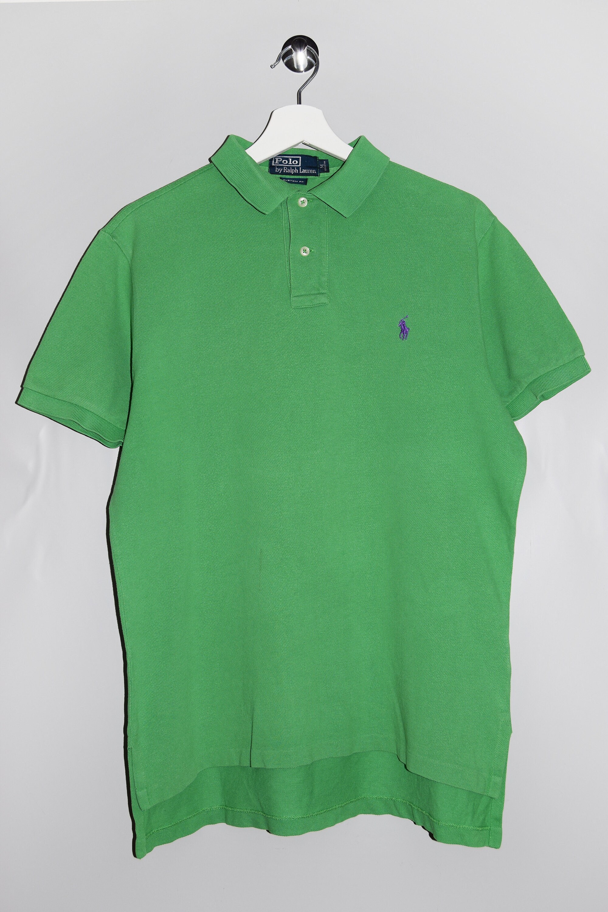 Vintage 90s Ralph Lauren Green Polo Shirt, Custom Fit - Etsy