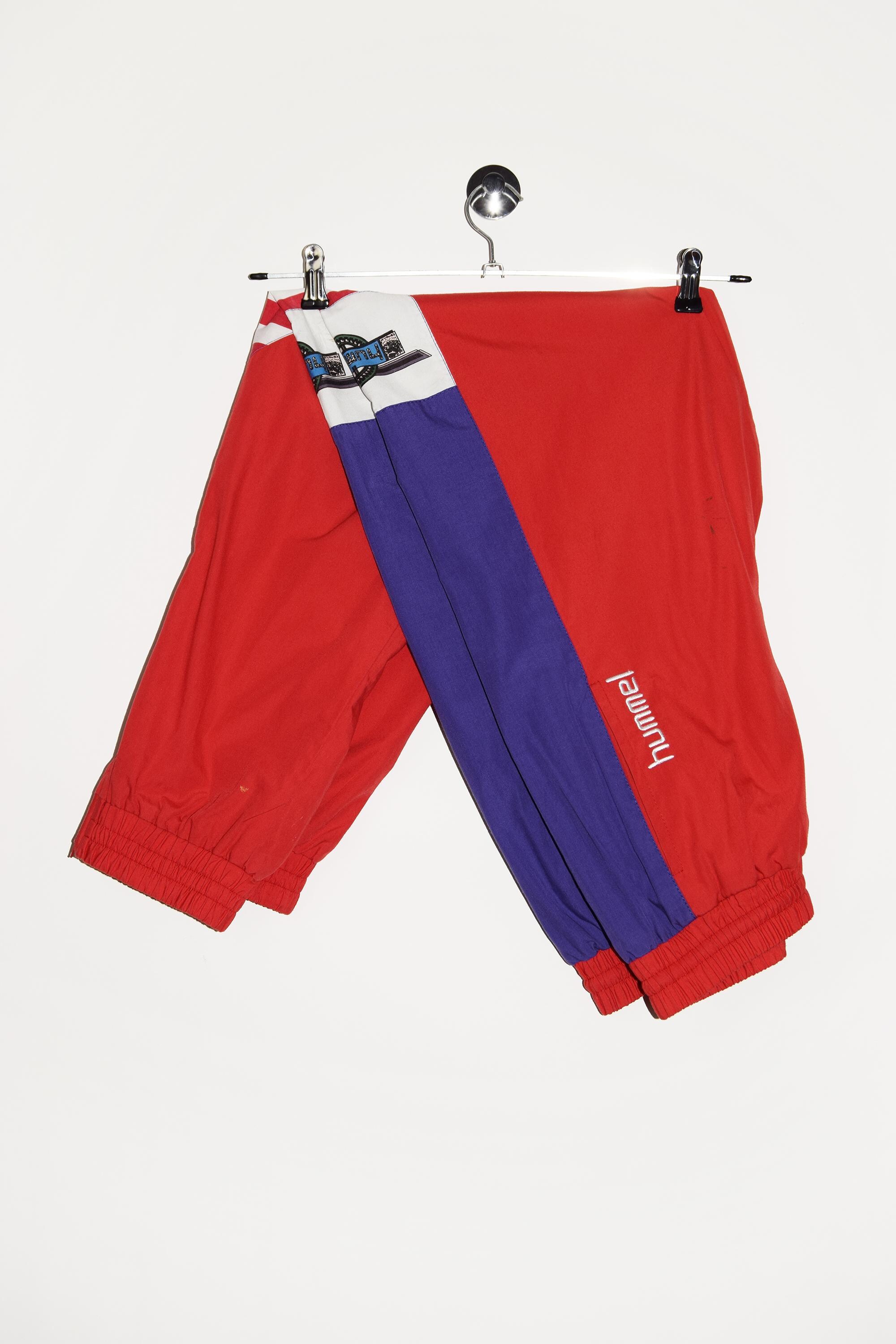 90‘　hummel レトロスエット Vintage 90's Hummel Track Pants, Red Sport Trousers, Retro