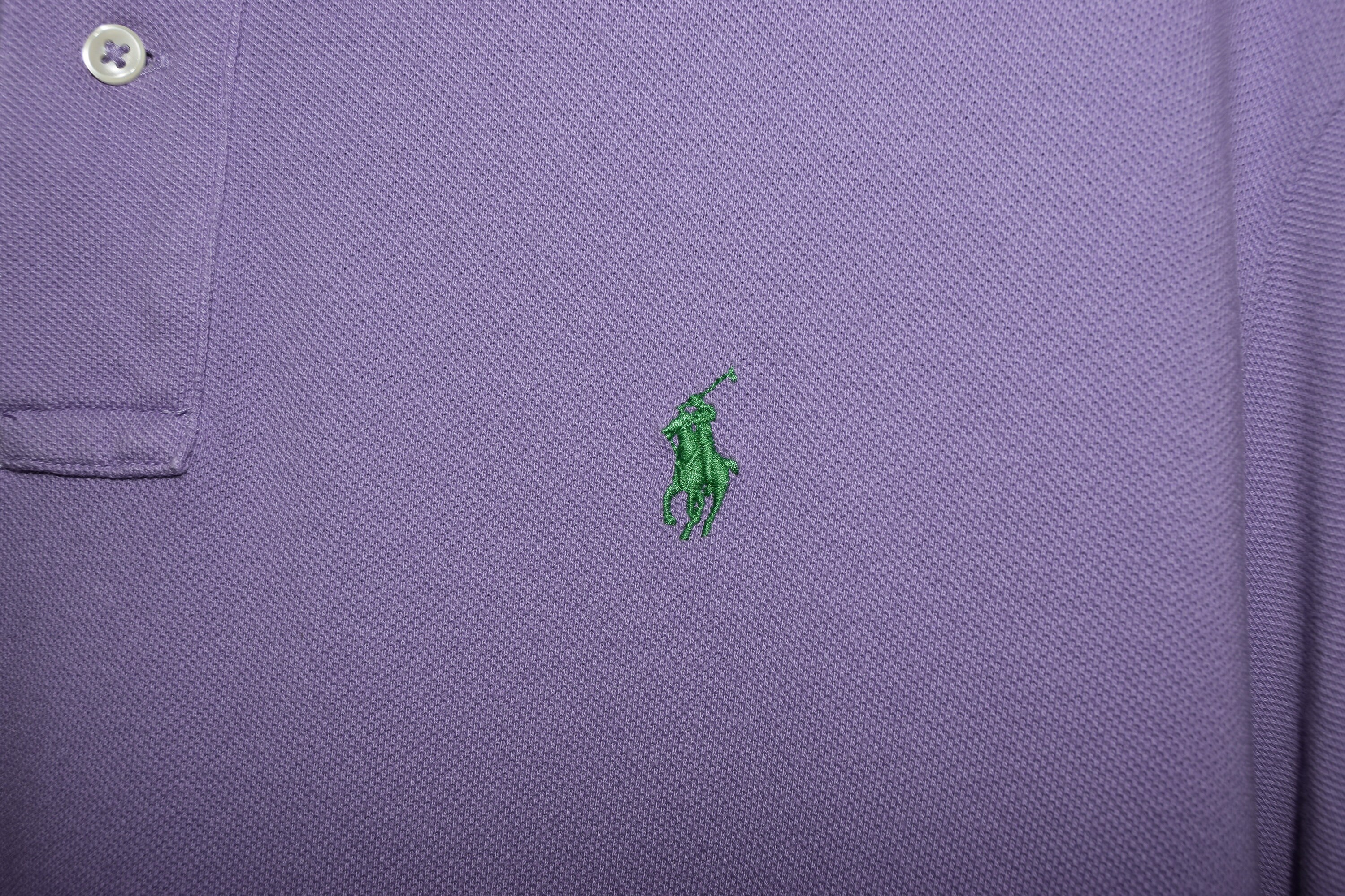 Ralph Lauren Purple Polo Shirt - Etsy Canada