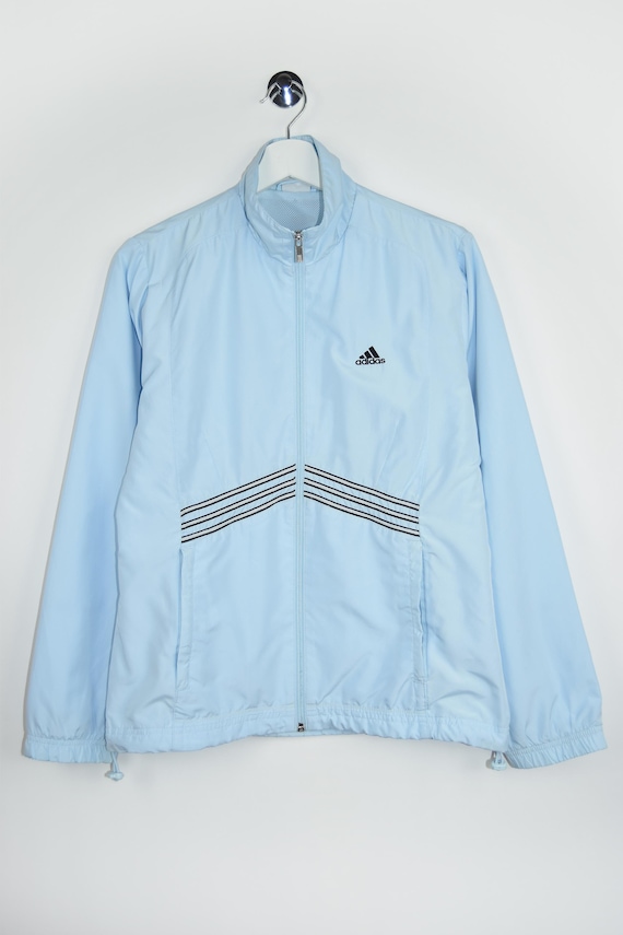 Vintage 00s Adidas Light Blue Track Jacket, Retro Sportswear - Etsy UK