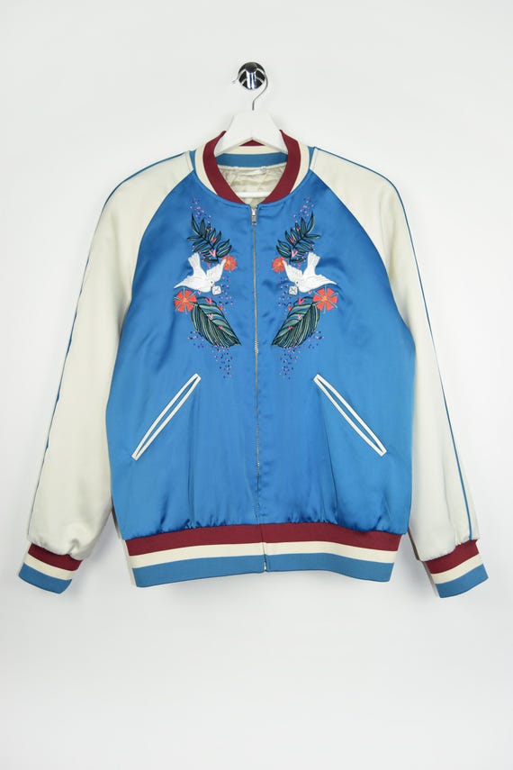 Floral baseball jacket hot sale
