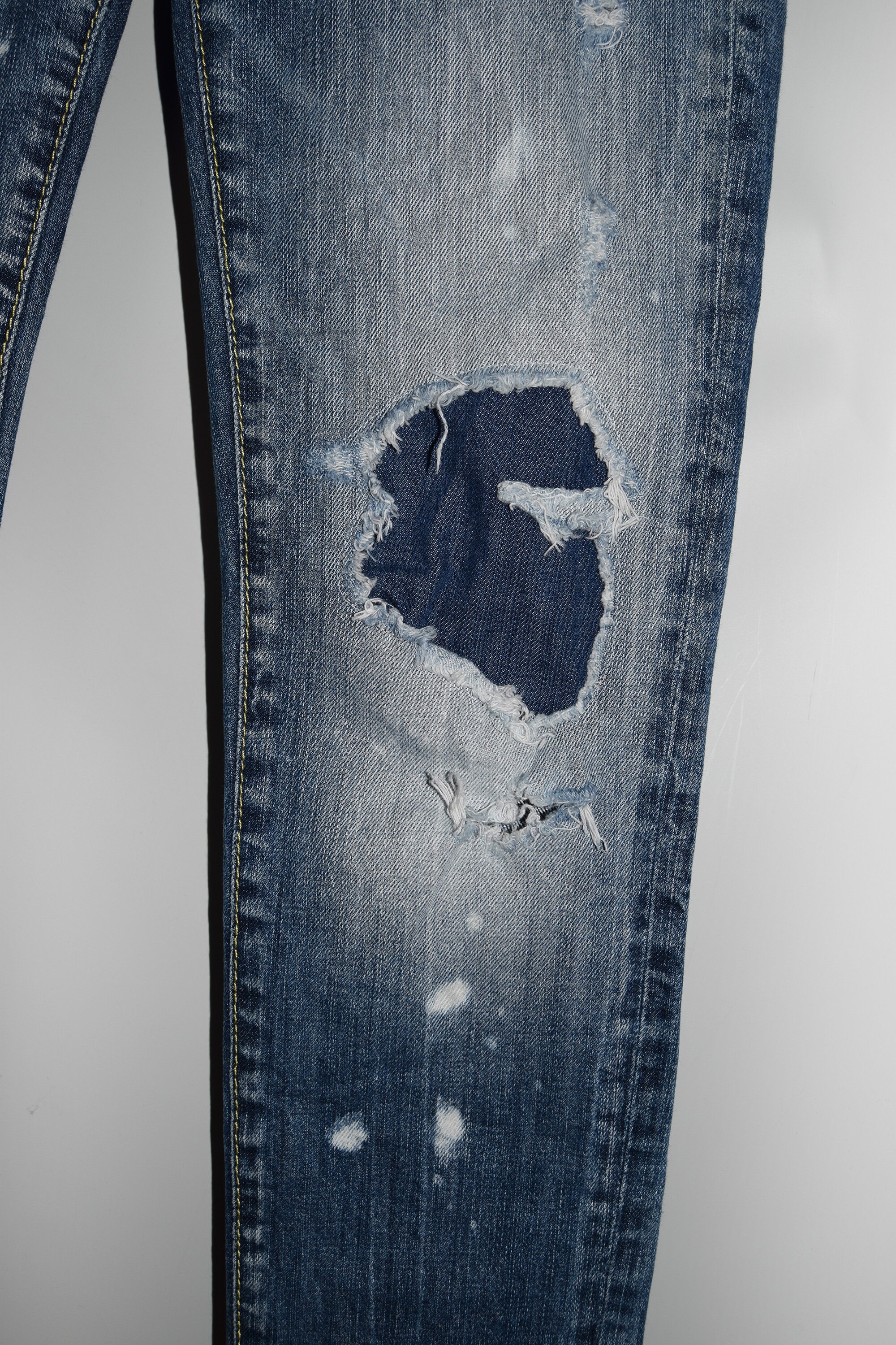 Dsquared2 Paint Splattered Distressed Jeans / Made in Italy - Etsy