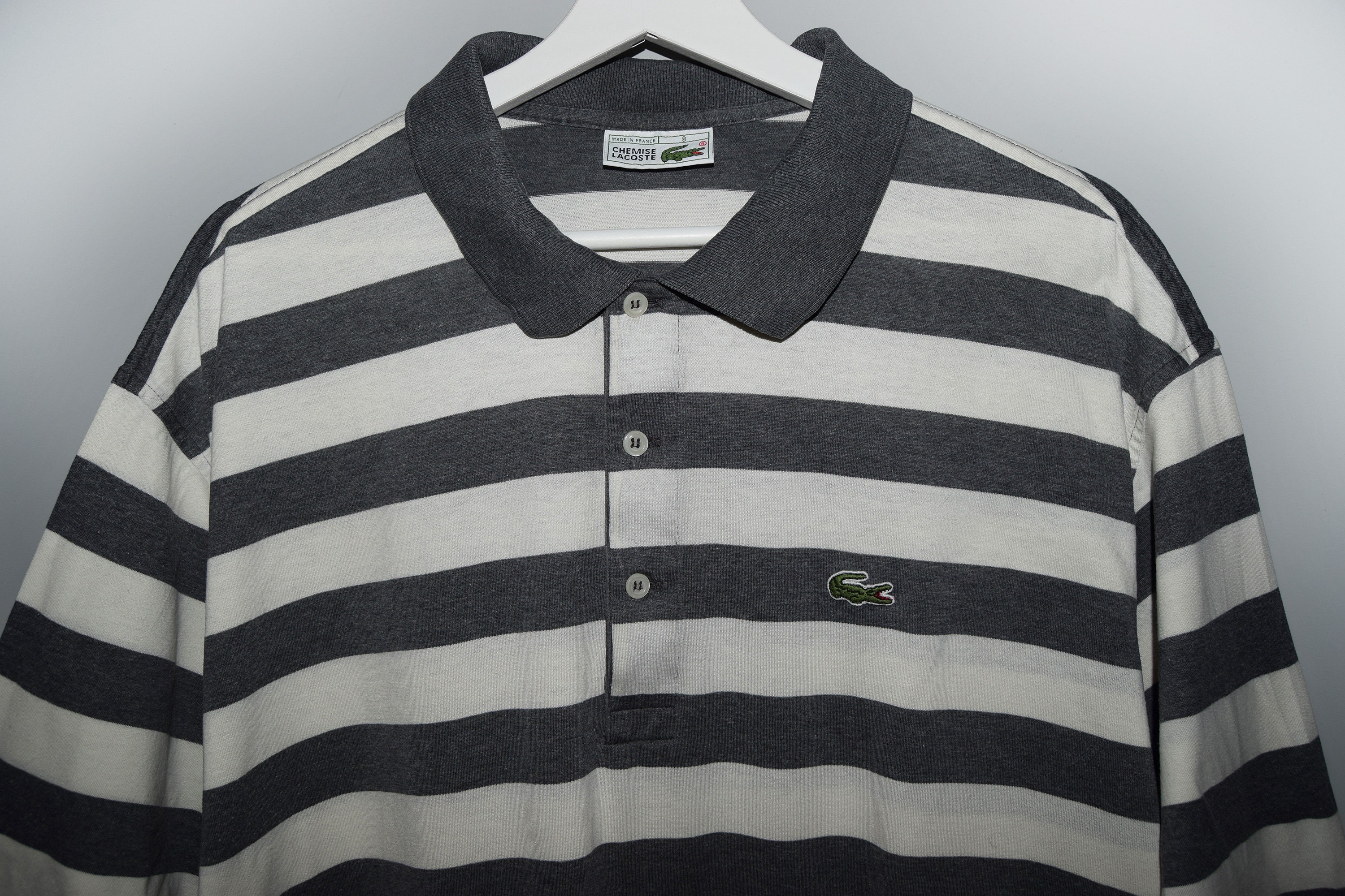 Vintage 80s Lacoste Chemise Polo Shirt / Made in France - Etsy