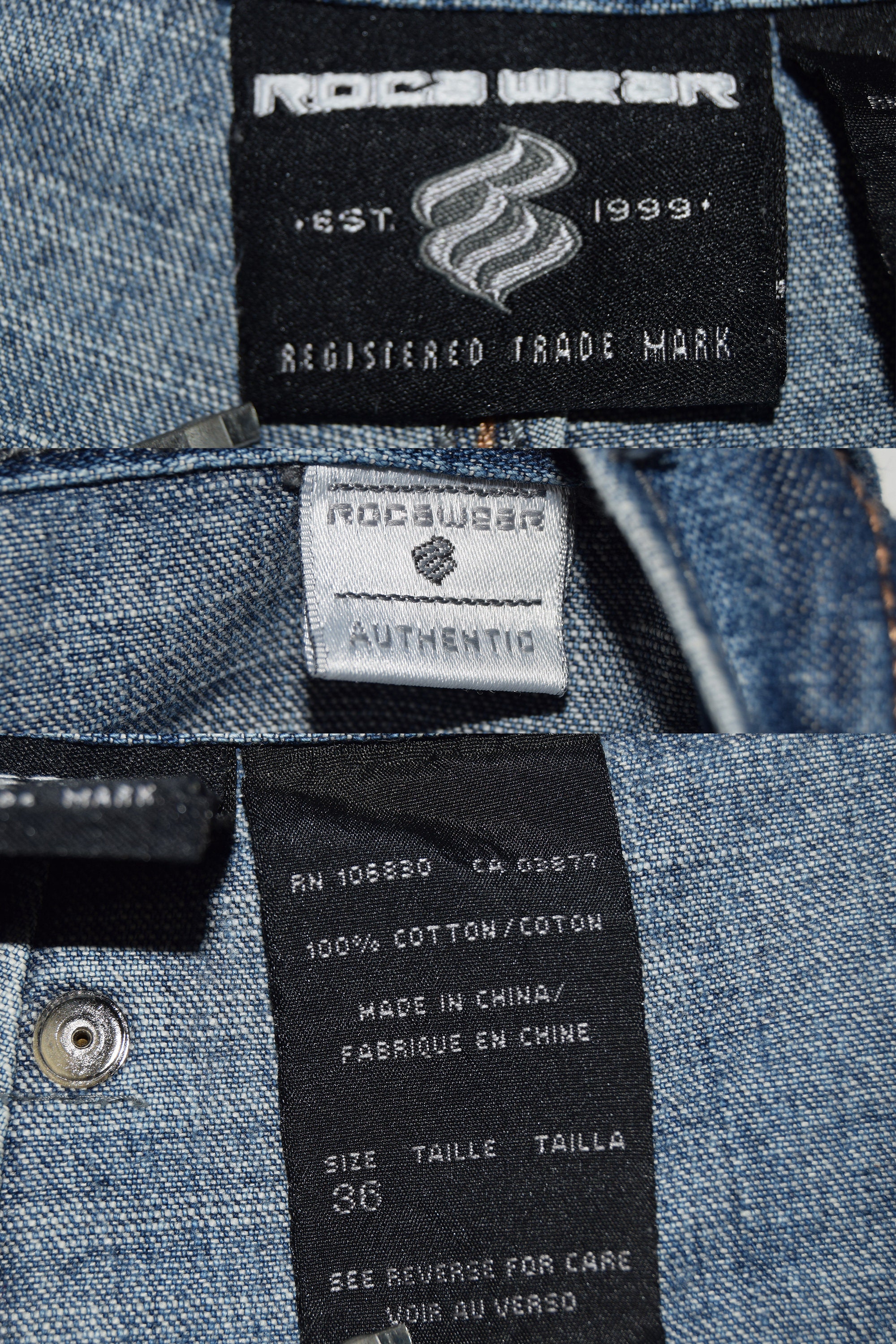 Roca Wear ショートデニムジャケットウォッシュドフリンジ大人気 Roca Wear ショートデニムジャケットウォッシュドフリンジ大人気