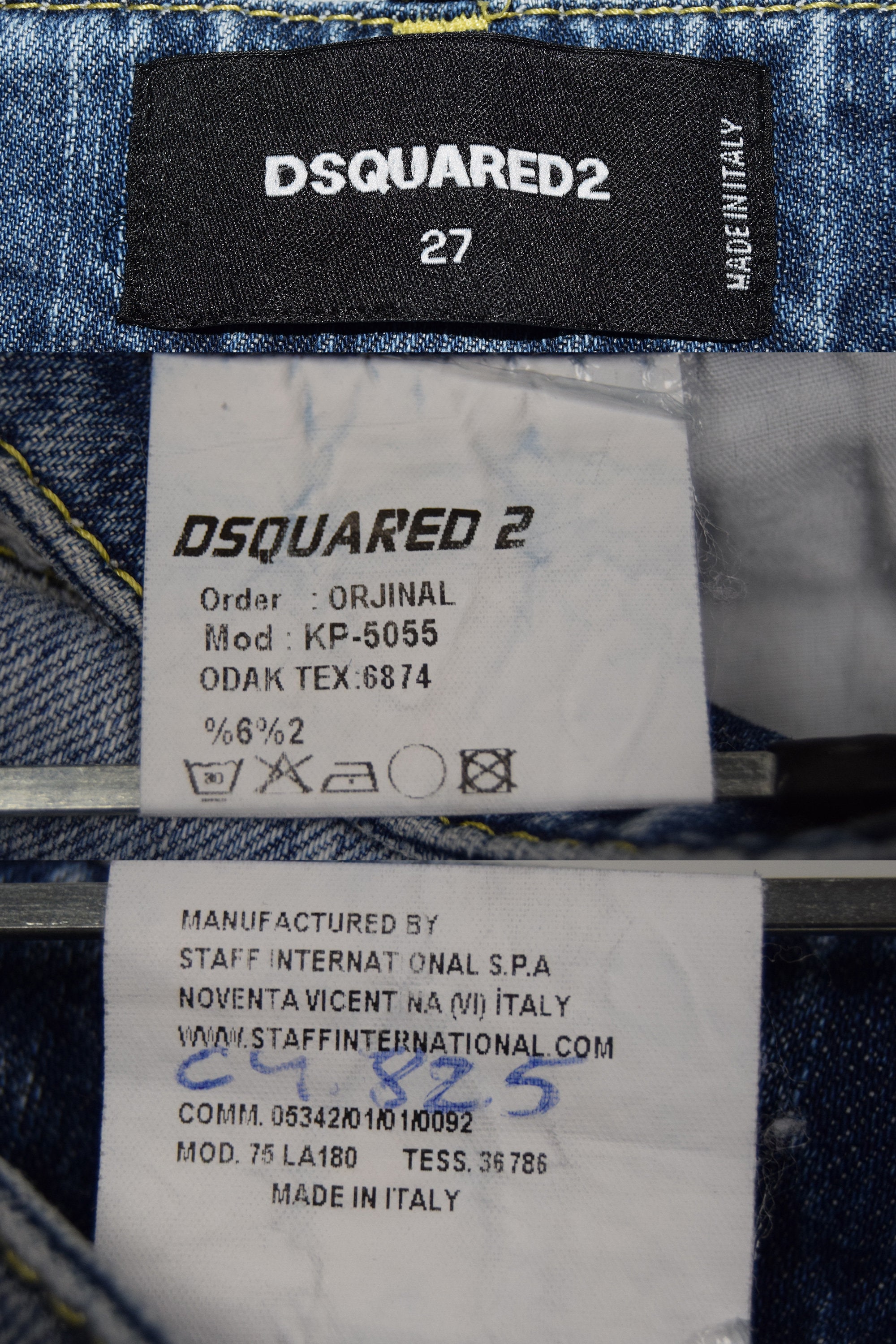 DSQUARED2 | Distressed Logo Sweatshirt | Black | FRASERS