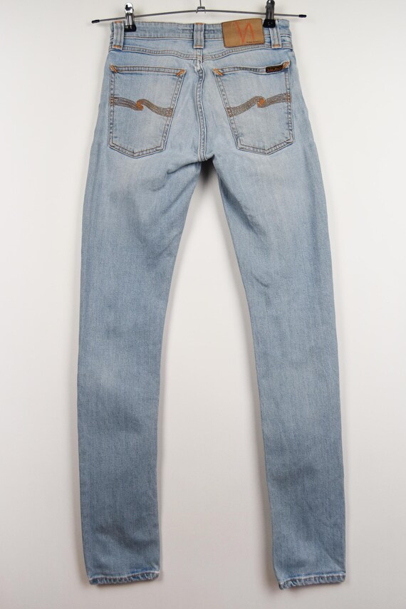 Nudie Jeans Distressed Skinny Jeans – Italian Denim - Etsy