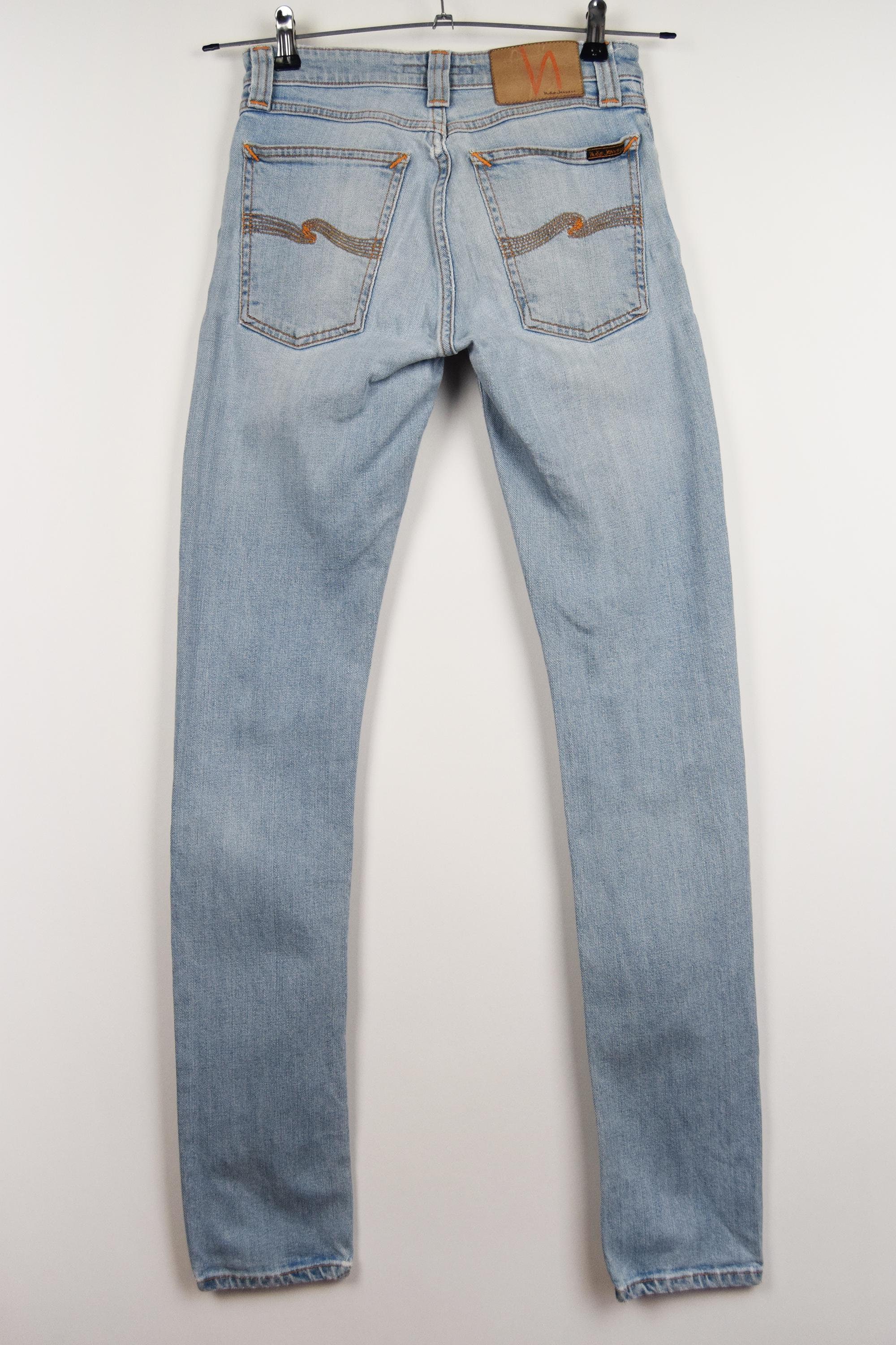 Nudie Jeans Distressed Skinny Jeans – Italian Denim - Etsy