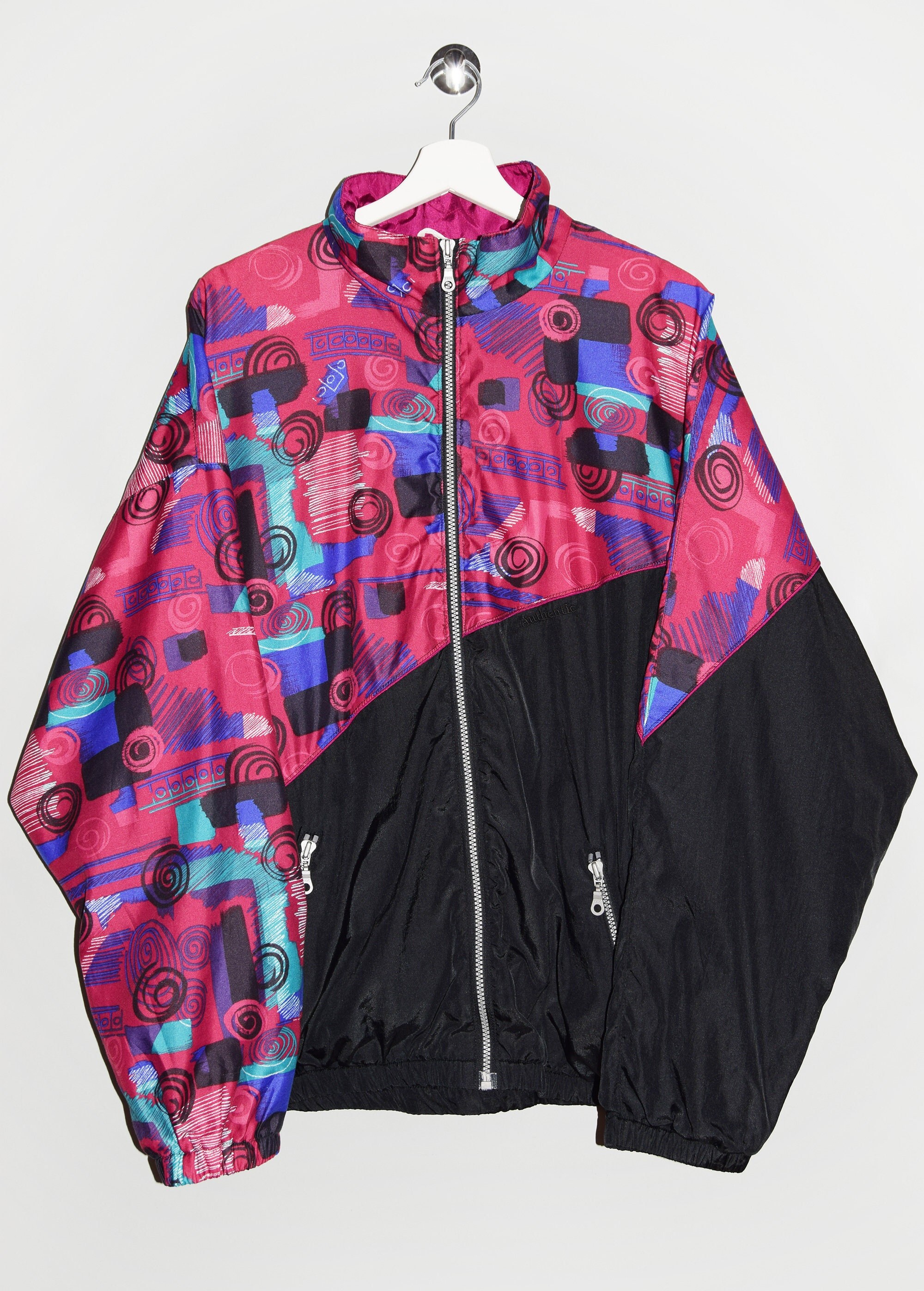 Vintage 90s African Print Windbreaker Jacket – It's Not About You Clothing